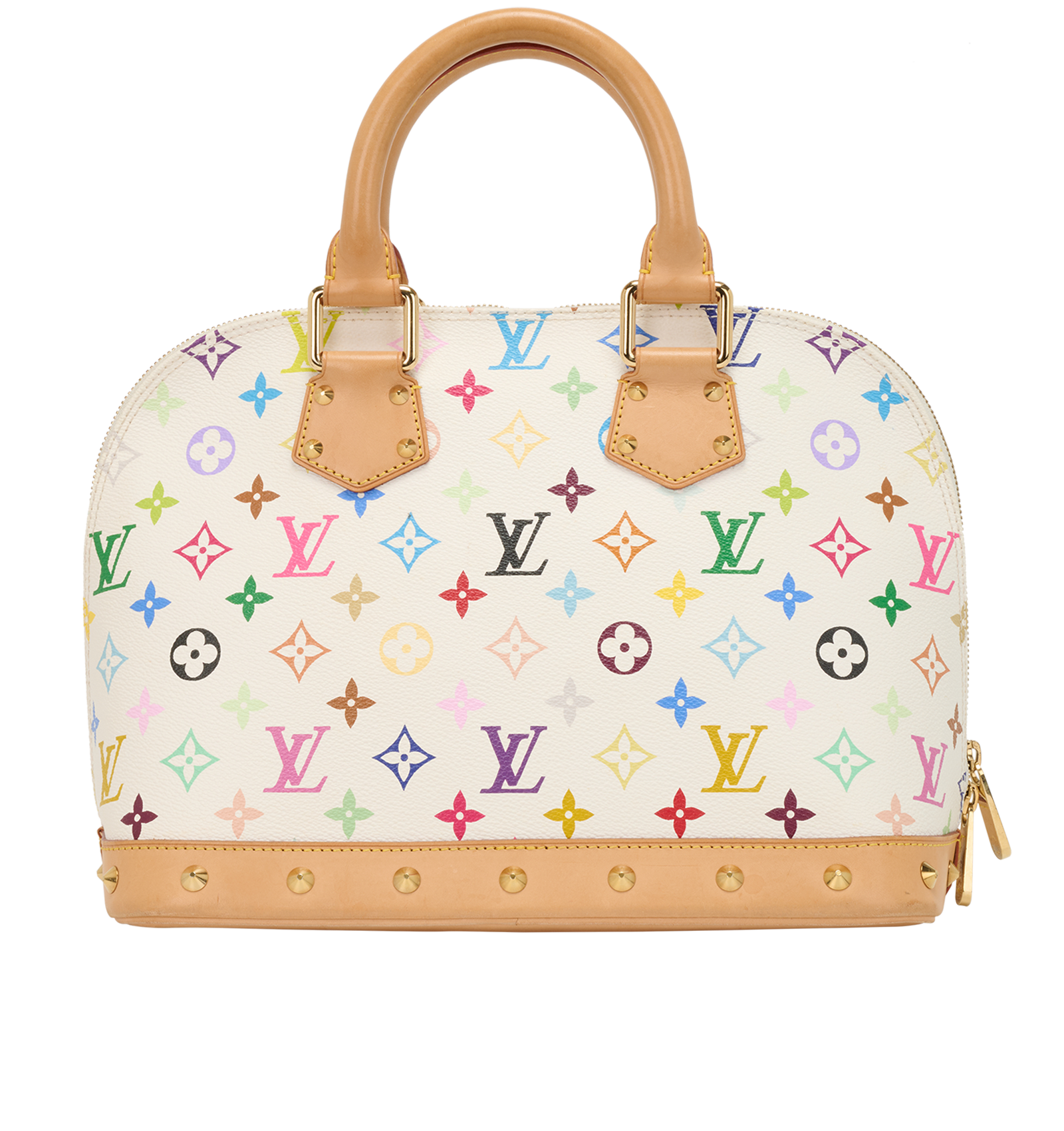 x Takashi Murakami Alma PM, &pound;1,100, Handbags, White, Canvas, Back view